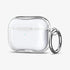 ACS05481 - Apple AirPods Pro 2 Case Ultra Hybrid in crystal clear showing the front